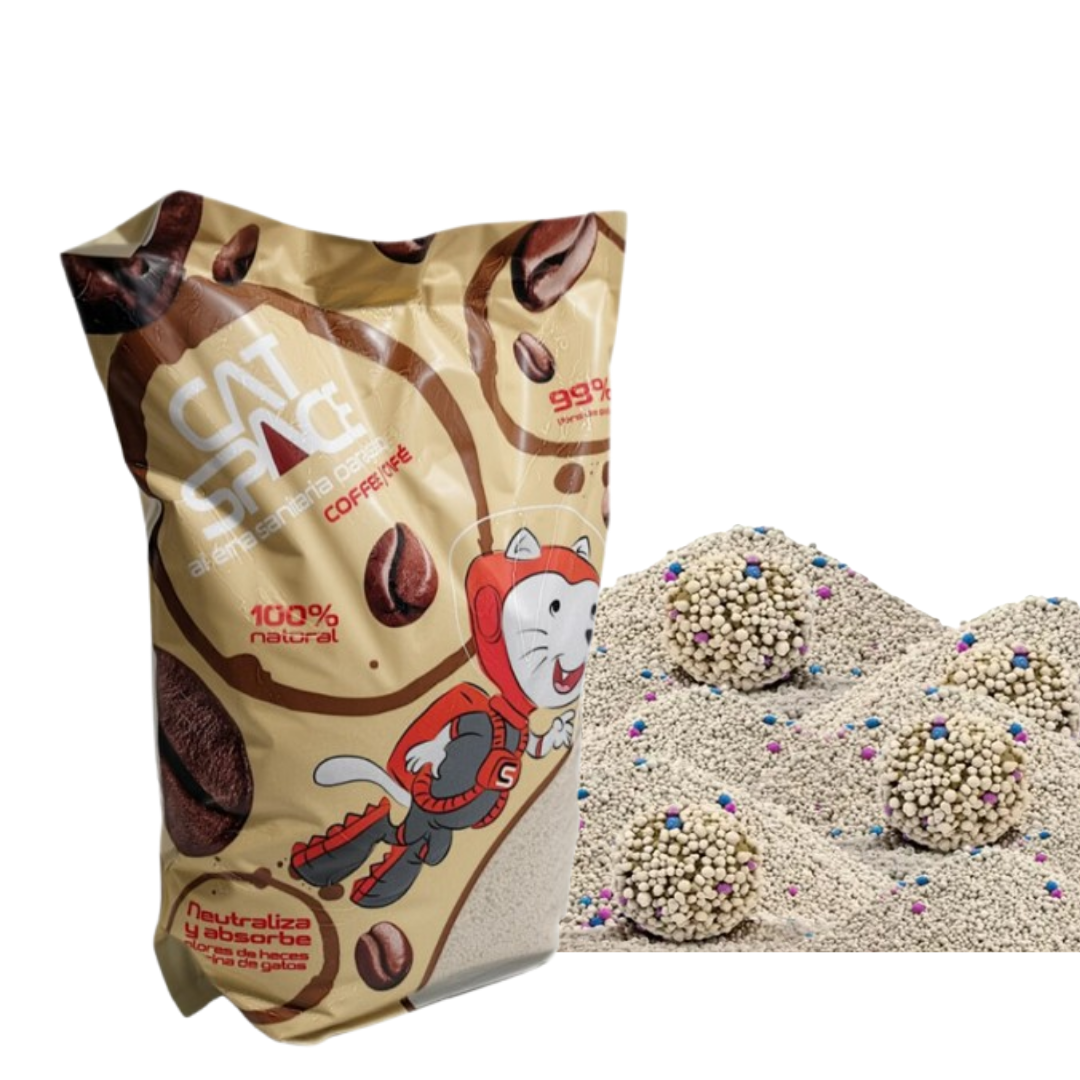 Arena para Gatos Cat Space Café x 4.5 kg