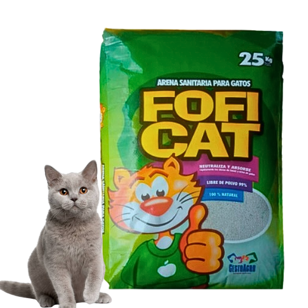 Arena para Gatos Fofi Cat x 25 kg
