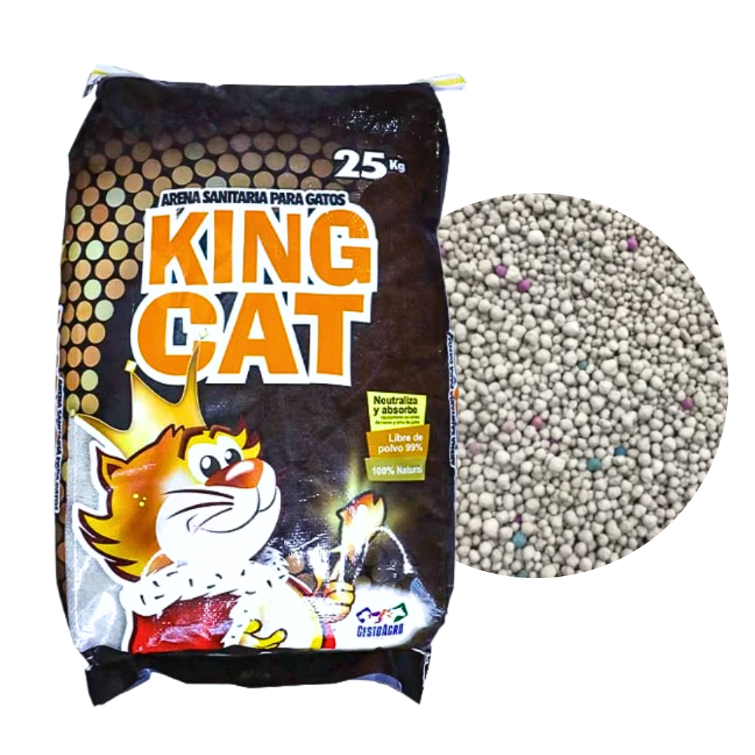 Arena para Gatos King Cat x 25 kg
