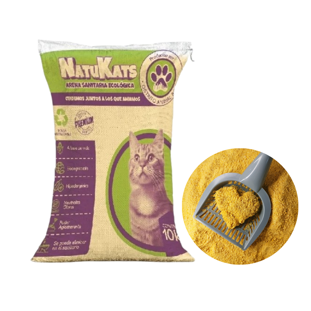 Arena para Gatos NatuKats x 10 kg