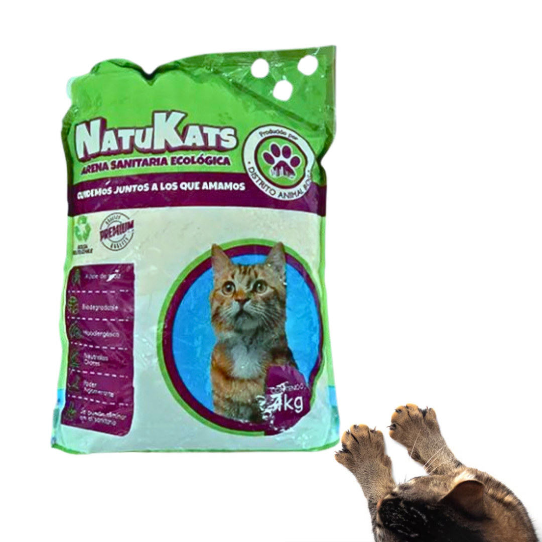 Arena para Gatos NatuKats x 4 kg