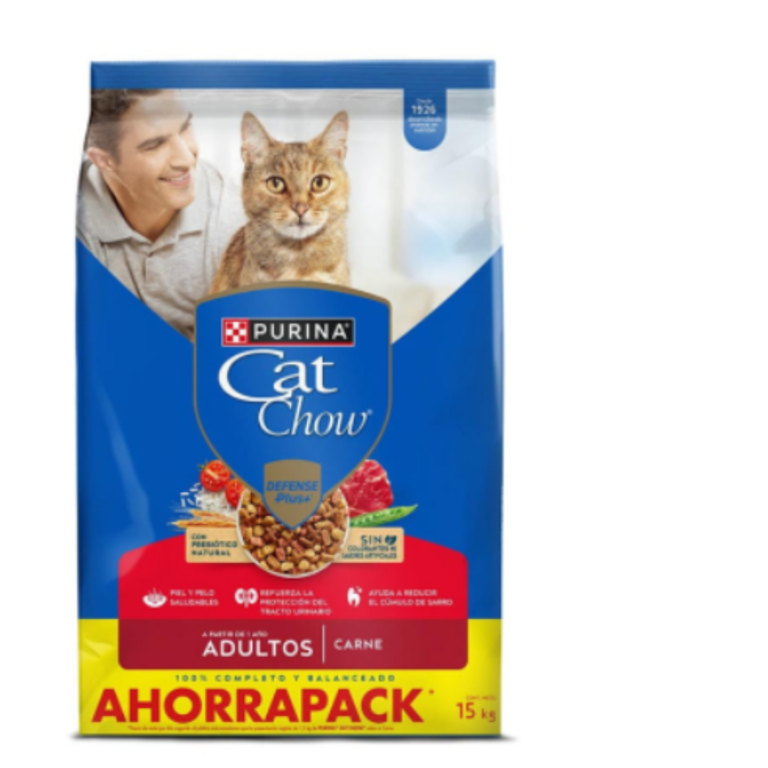Purina Cat Chow Adultos Carne x 1,5 kg