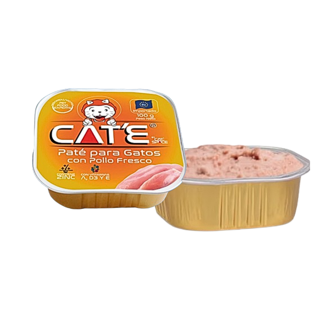 Paté Caté para Gatos con Pollo